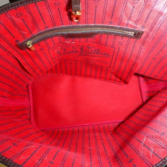 Louis Vuitton Louis Vuitton Damier Neverfull MM Tote Bag Canvas Tote Bag N51105 - Picture 6 of 9